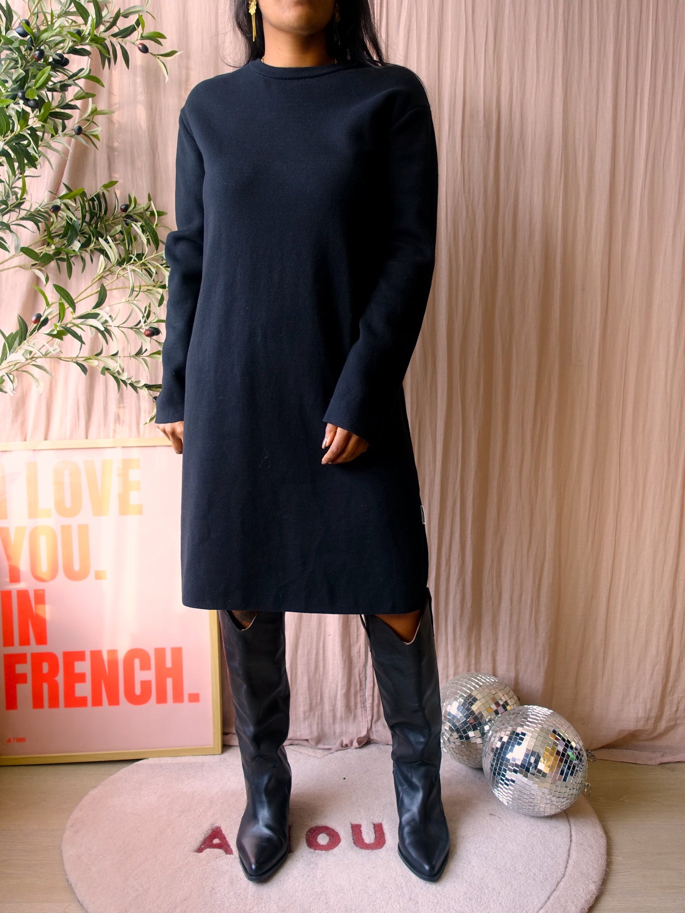 Toral Indie leather cowboylaarzen jet black