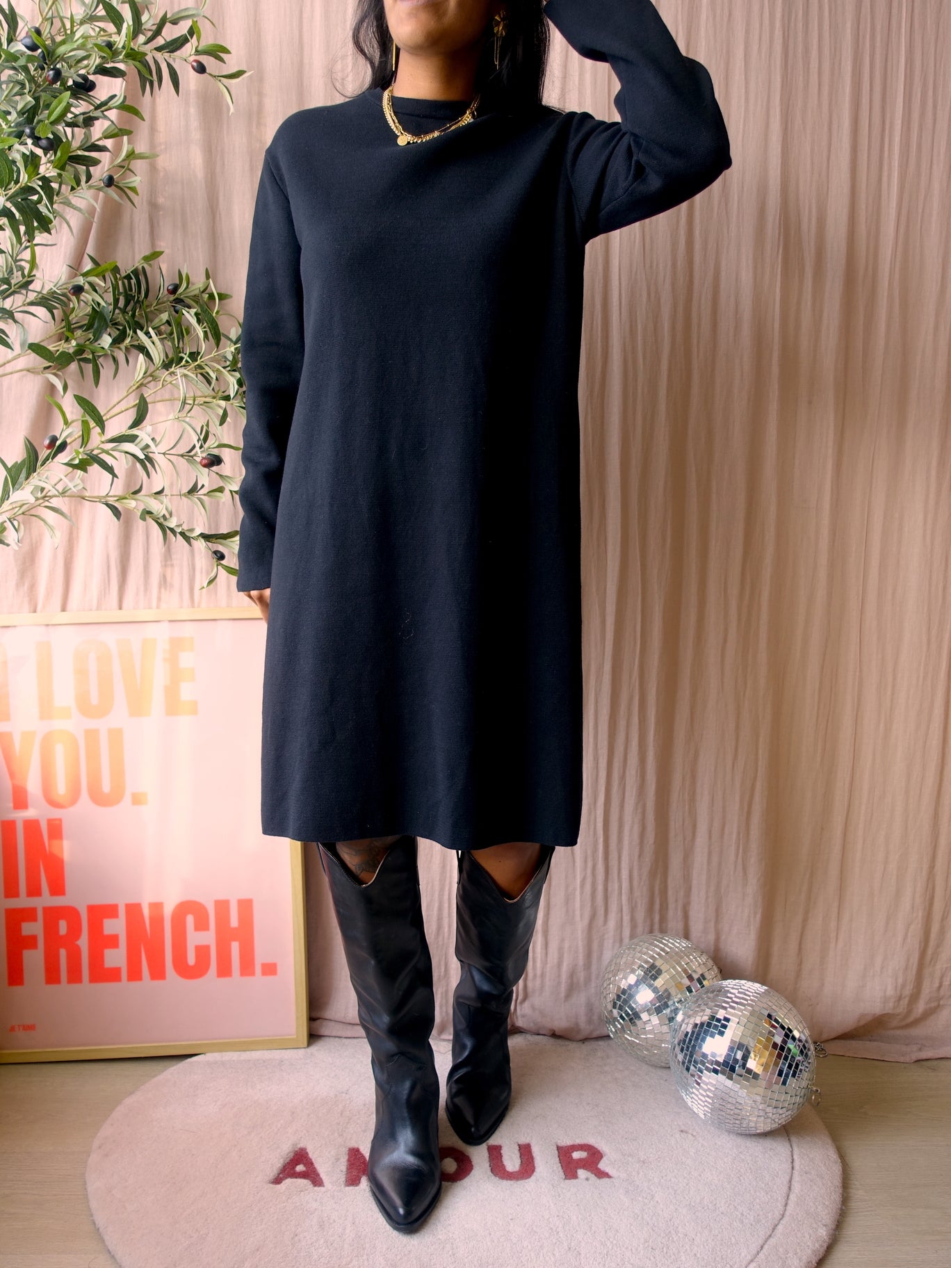 Toral Indie leather cowboylaarzen jet black