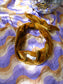 Atelier Des Femmes handmade velvet bandeau golden ochre