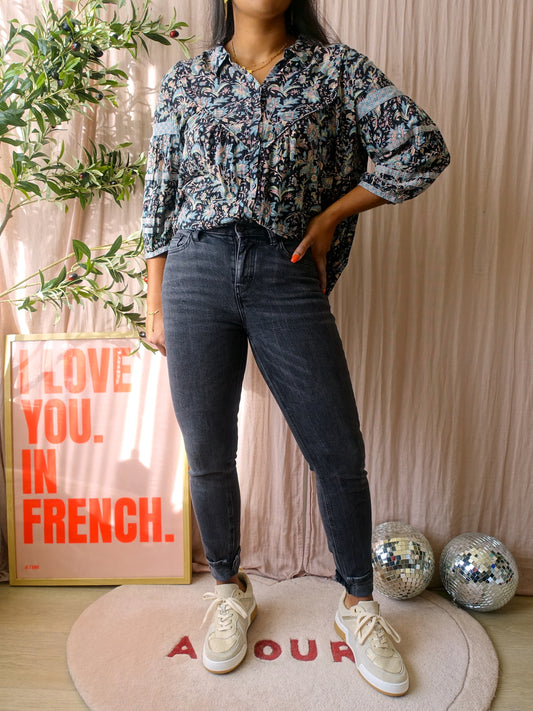 Ba&sh the bohemian paisley blouse