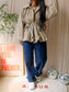 Ba&Sh isma cropped trenchcoat beige