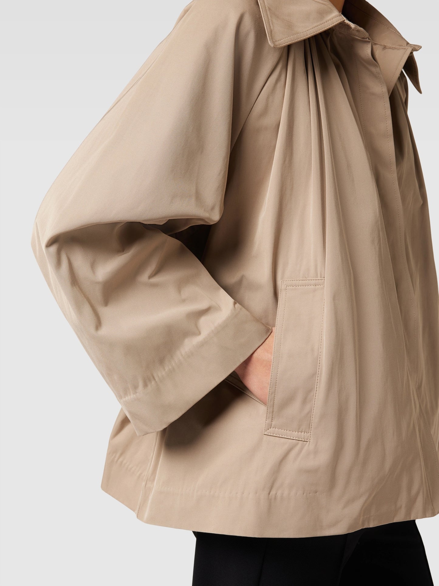 Ba&Sh isma cropped trenchcoat beige