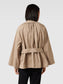 Ba&Sh isma cropped trenchcoat beige