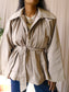 Ba&Sh isma cropped trenchcoat beige