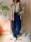 Ba&Sh isma cropped trenchcoat beige