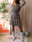 Ba&sh the silk blend lurex dress