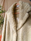 Ba&sh noe faux fur coat ecru latte