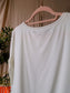 Weekend MaxMara silk mix top snow white