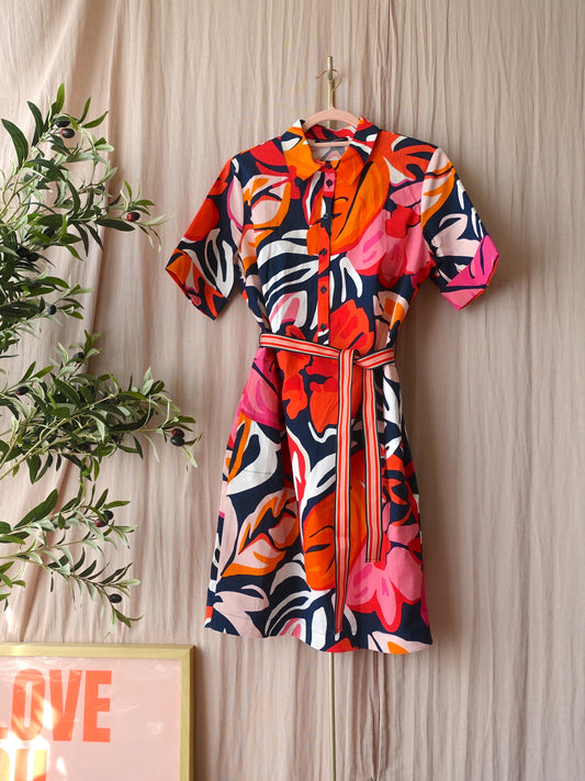 Betty Barclay cotton stretch blousejurk the florals