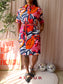 Betty Barclay cotton stretch blousejurk the florals