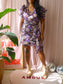 Birgitte Herskind kathinka floral jurk dusty lavender