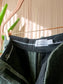 & Other Stories wide leg wool pants dark green