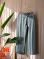 & Other Stories wide leg wool pants dark green