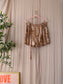 Scotch & Soda 100% linnen shorts warm camel