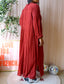 By-Bar maxi crinkle jurk chili pepper