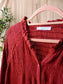 By-Bar maxi crinkle jurk chili pepper