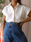 CHPTR-S loose fit denim shirt cloud dancer