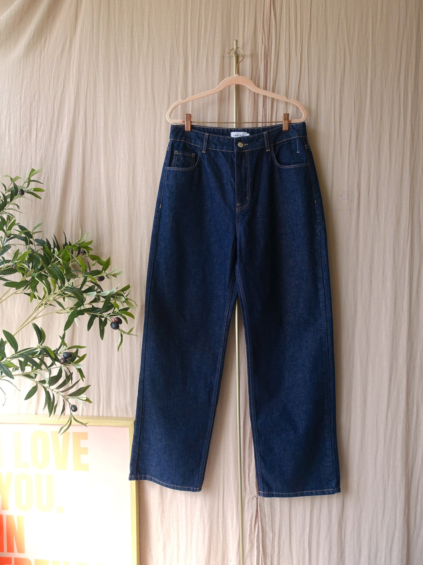 CHPTR-S nimble raw denim high waist jeans