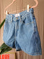 Calvin Klein high rise denim shorts