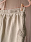 Calvin Klein embroidered cargo skirt sand