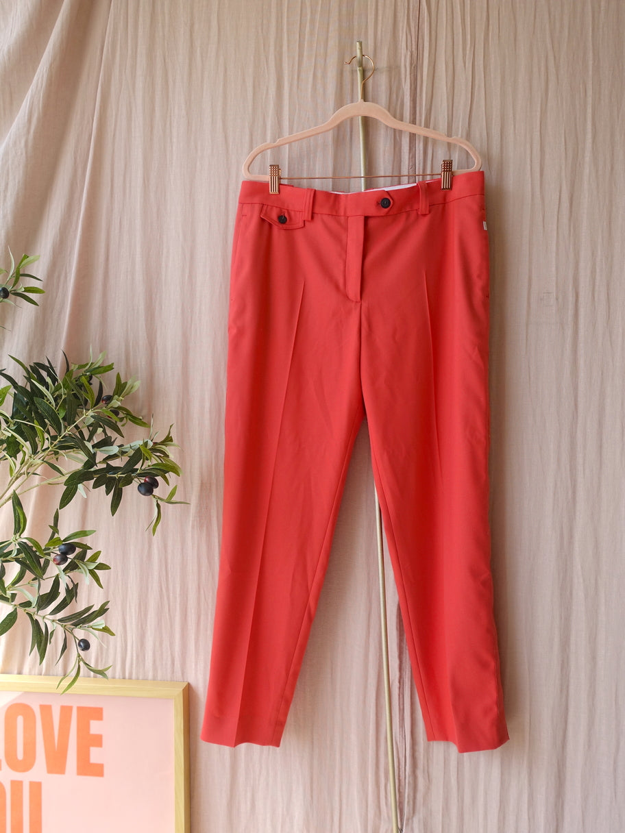 Calvin Klein feminine mid waist pantalon coral paradise