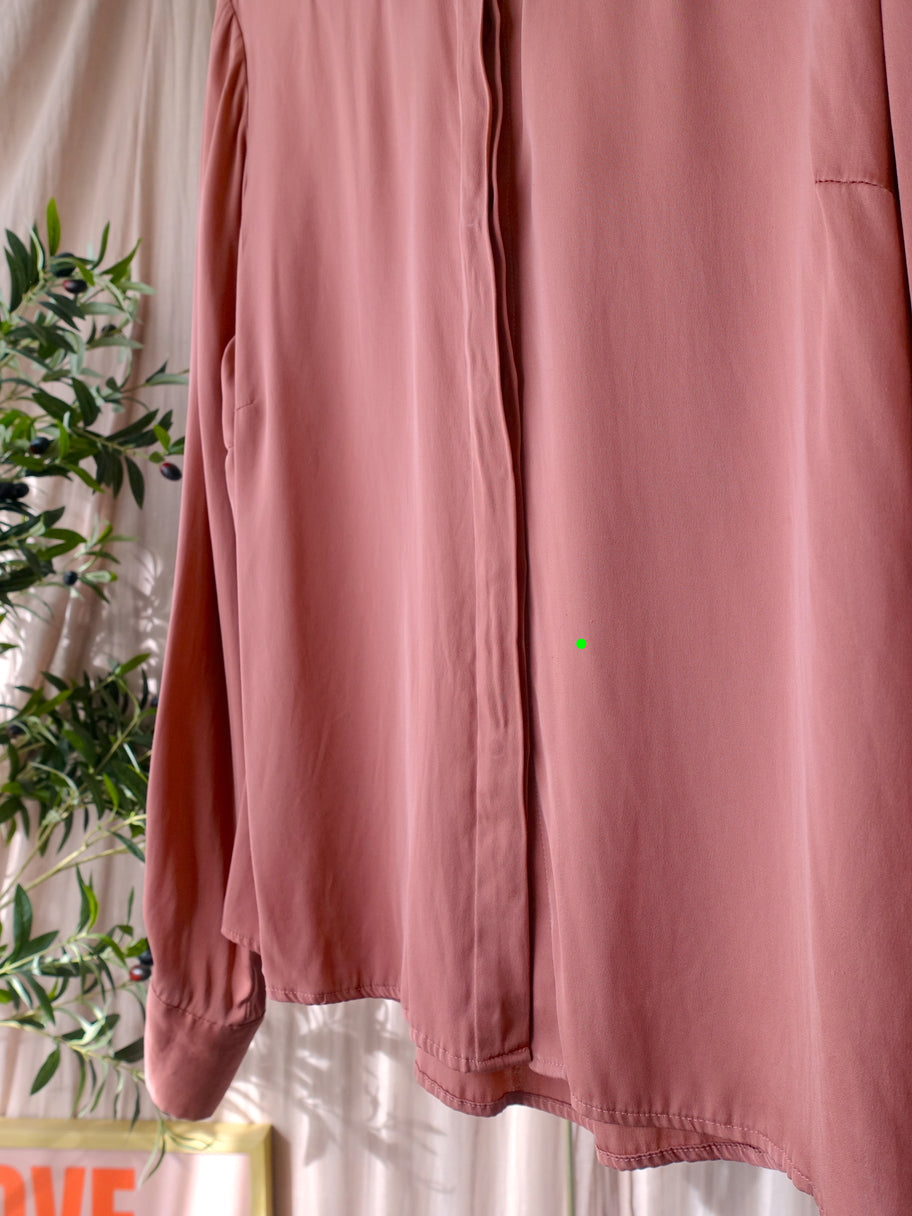 Claudia Sträter timeless silk blouse antique rose