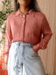 Claudia Sträter timeless silk blouse antique rose