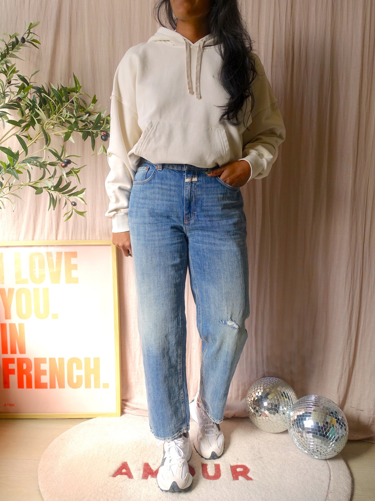 Carhartt WIP relaxed fit hoodie ecru