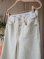 Closed glow-up high waist flared jeans ecru
