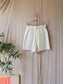 Cloud9 linnenmix high waist short ecru