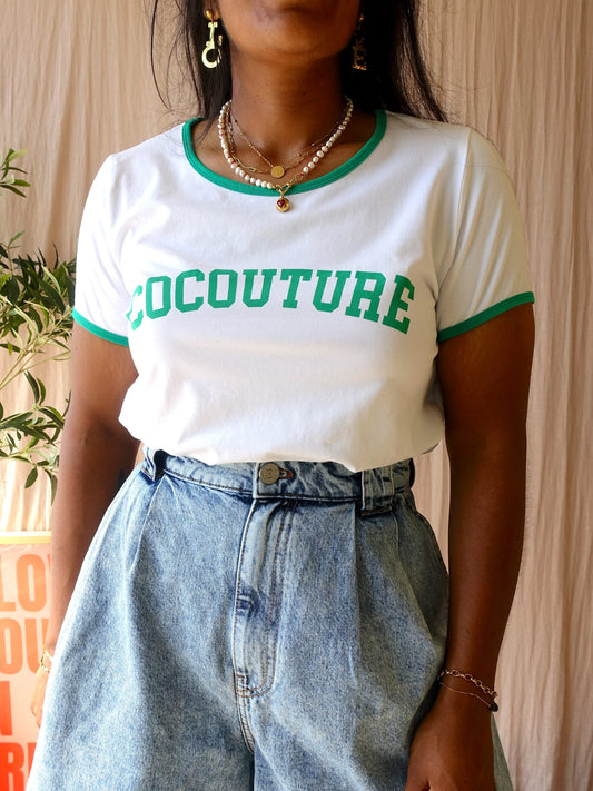 Co'Couture retro look flashy tee wit