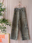 Co'Couture leocc leopard wide leg jeans