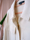 Comma seersucker overshirt offwhite