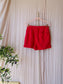 Converse All Star french terry shorts scarlet