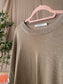 Summum Woman relaxed fit lurex top champagne beige