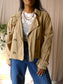 Cotton Club short trenchcoat camel beige