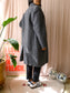 Creenstone classy mohair coat antraciet