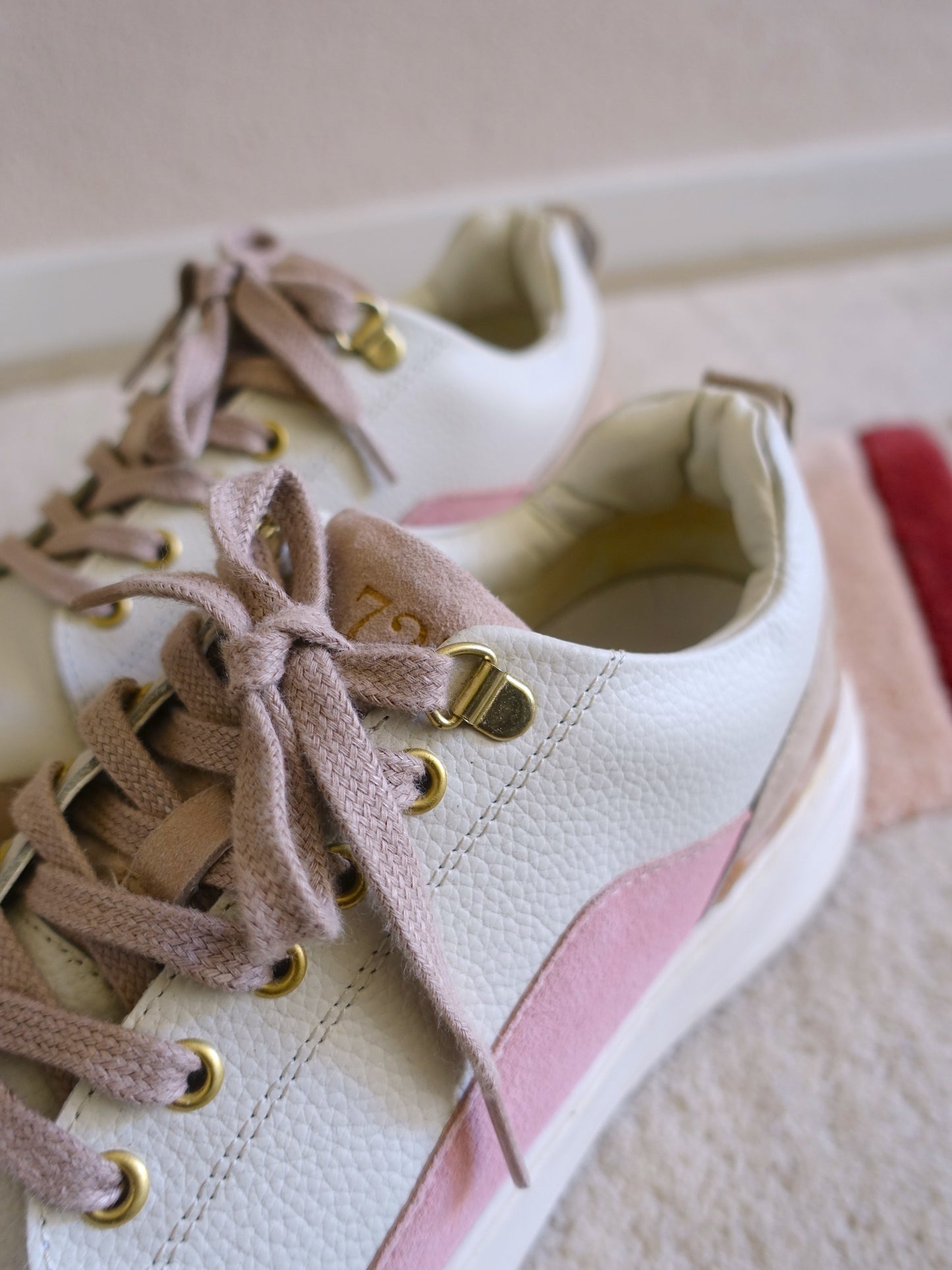 Cycleur De Luxe 727 denia sneakers wit / ecru / blush