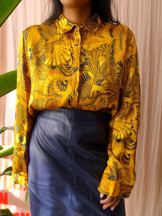 Sissy-Boy belize crane shirt golden yellow Feniks