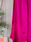 Vintage Marcona 100% silk shirt magenta