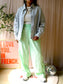 Norah bleached oversized denim shirt