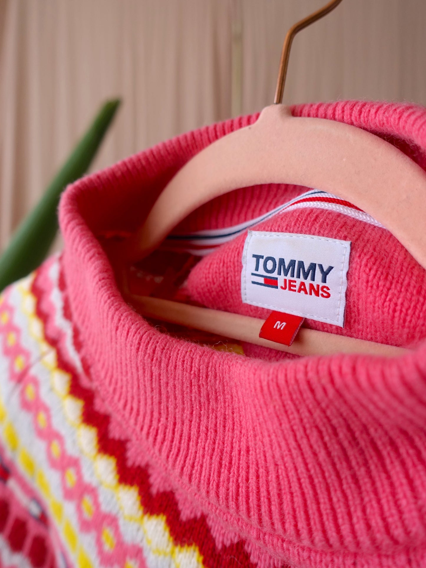 Tommy Hilfiger fair isle sweater multi pink