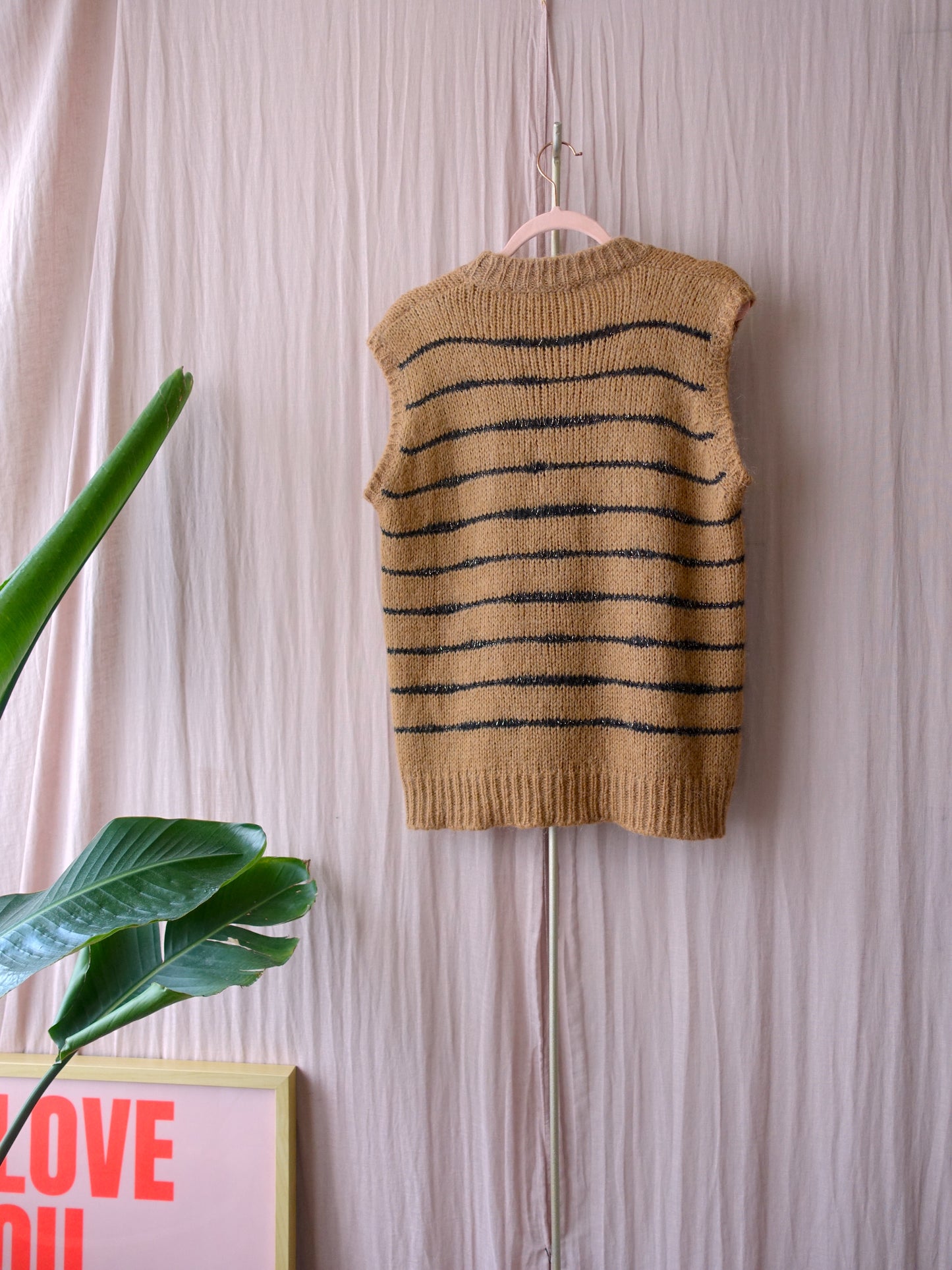 Nukus mohairmix lurex striped knit