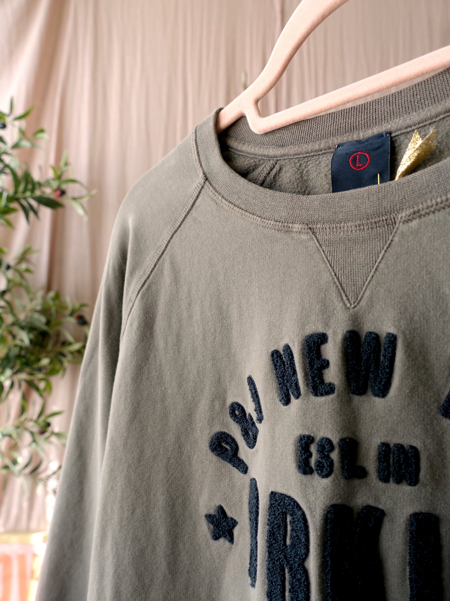 Penn & Ink soft BRKLN sweater mud