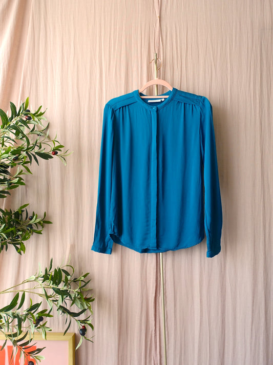 Fabienne Chapot sunset blouse teal green