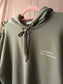 Closed relaxed fit hoodie dried basil