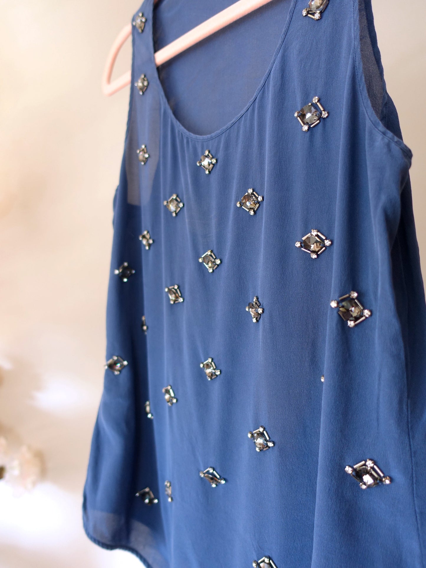 Pinko zijden embellished top