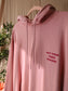 Heren - Drôle de Monsieur NFPM slogan hoodie peony