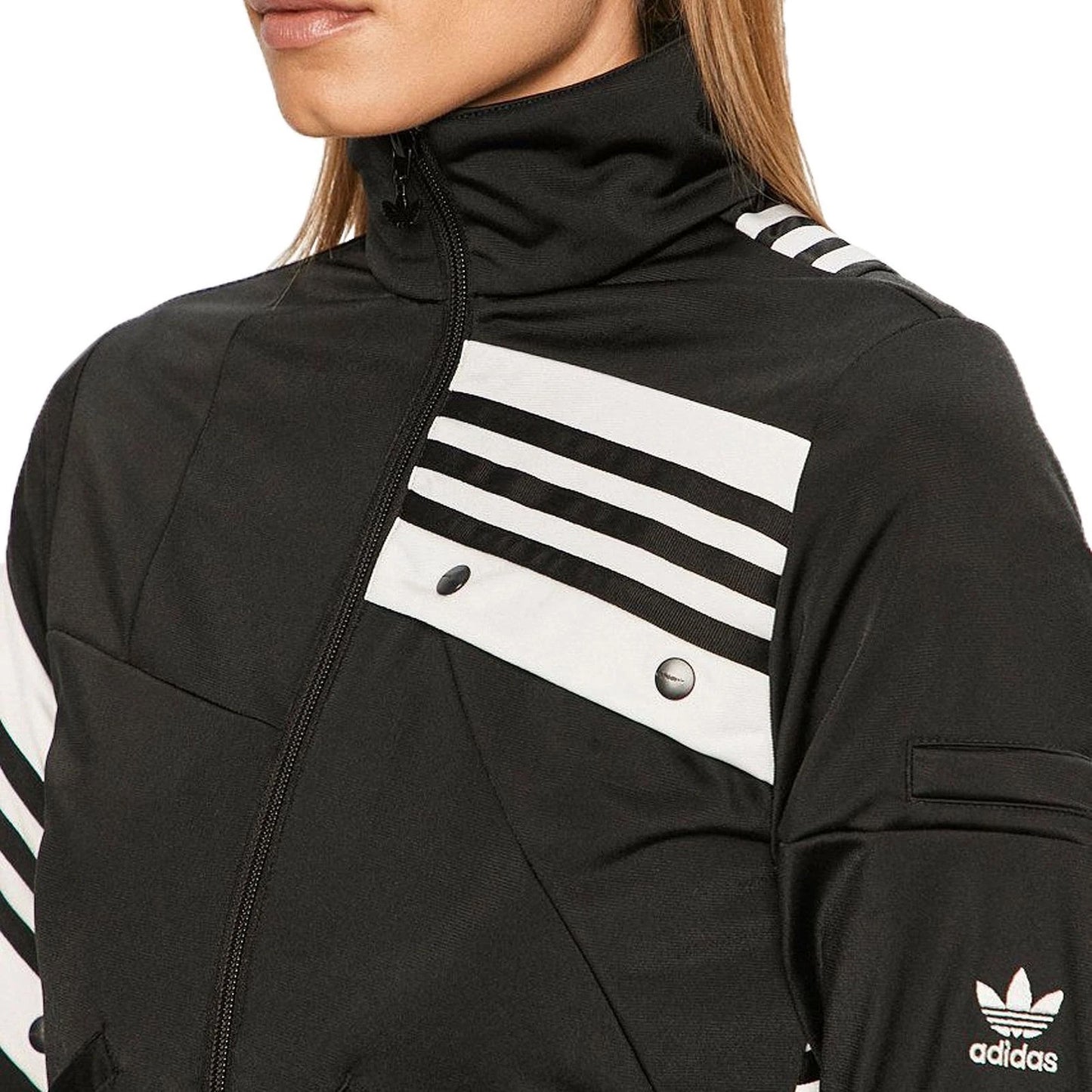 Adidas x D. Cathari limited edition cropped retro Firebird track jacket