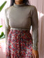 Dante6 printed lurex top